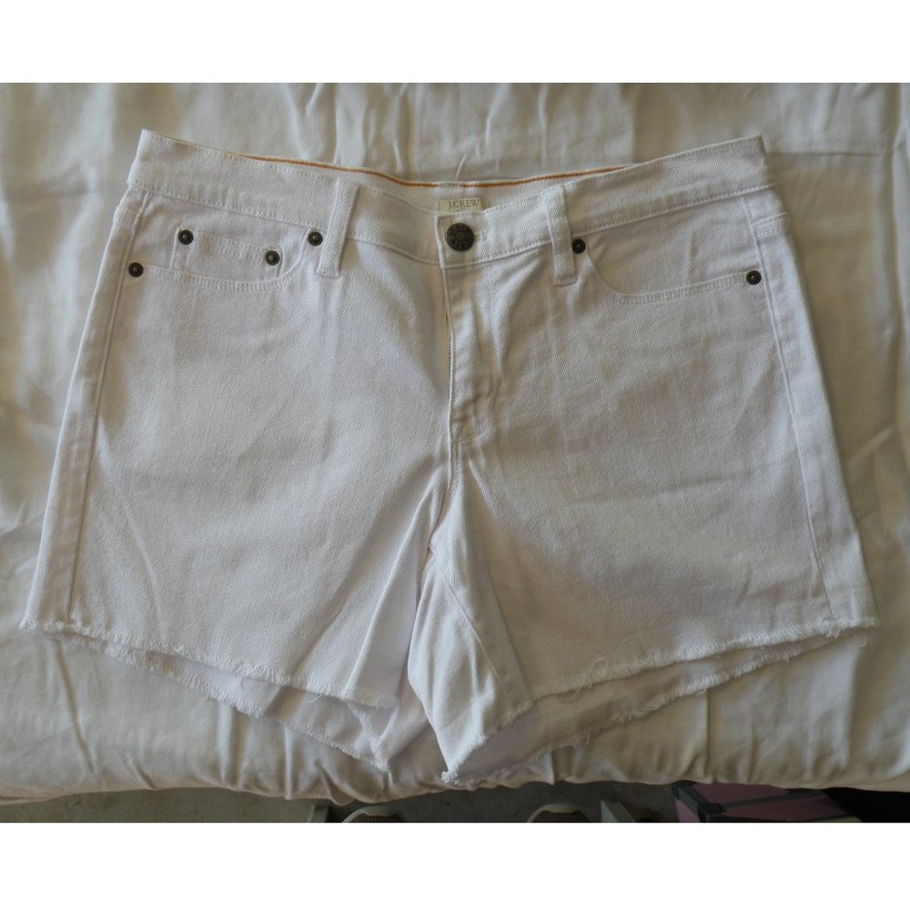 J Crew   SHORTS   SIZE:30   COLOR:DENIM-WHITE   CONDITION:USED
